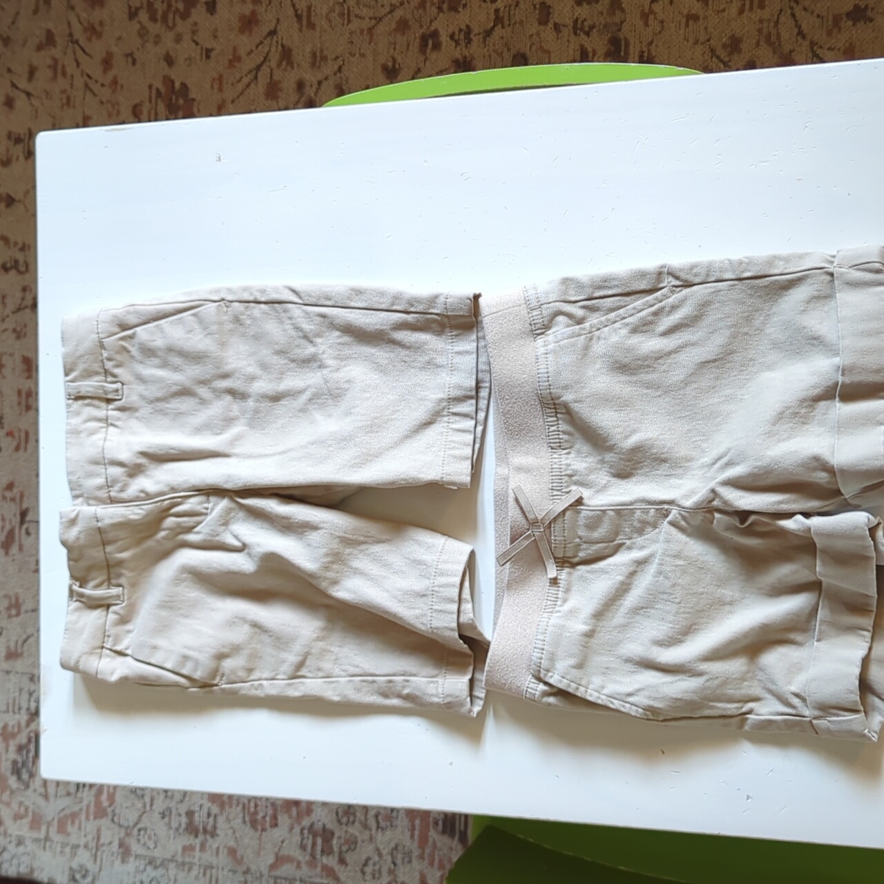 Izod 2 Pairs Girl's Tan Shorts